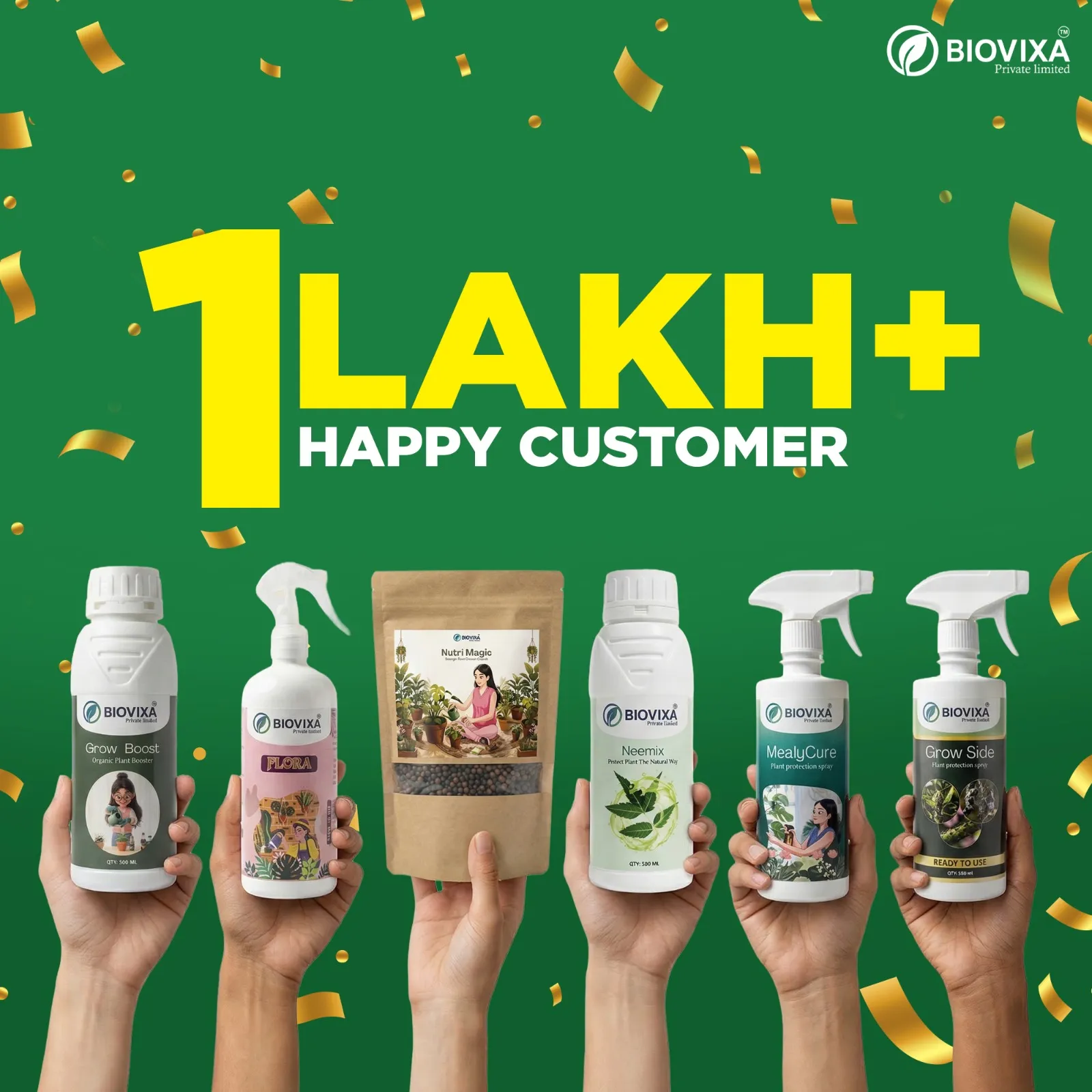 1 lakh customer reach