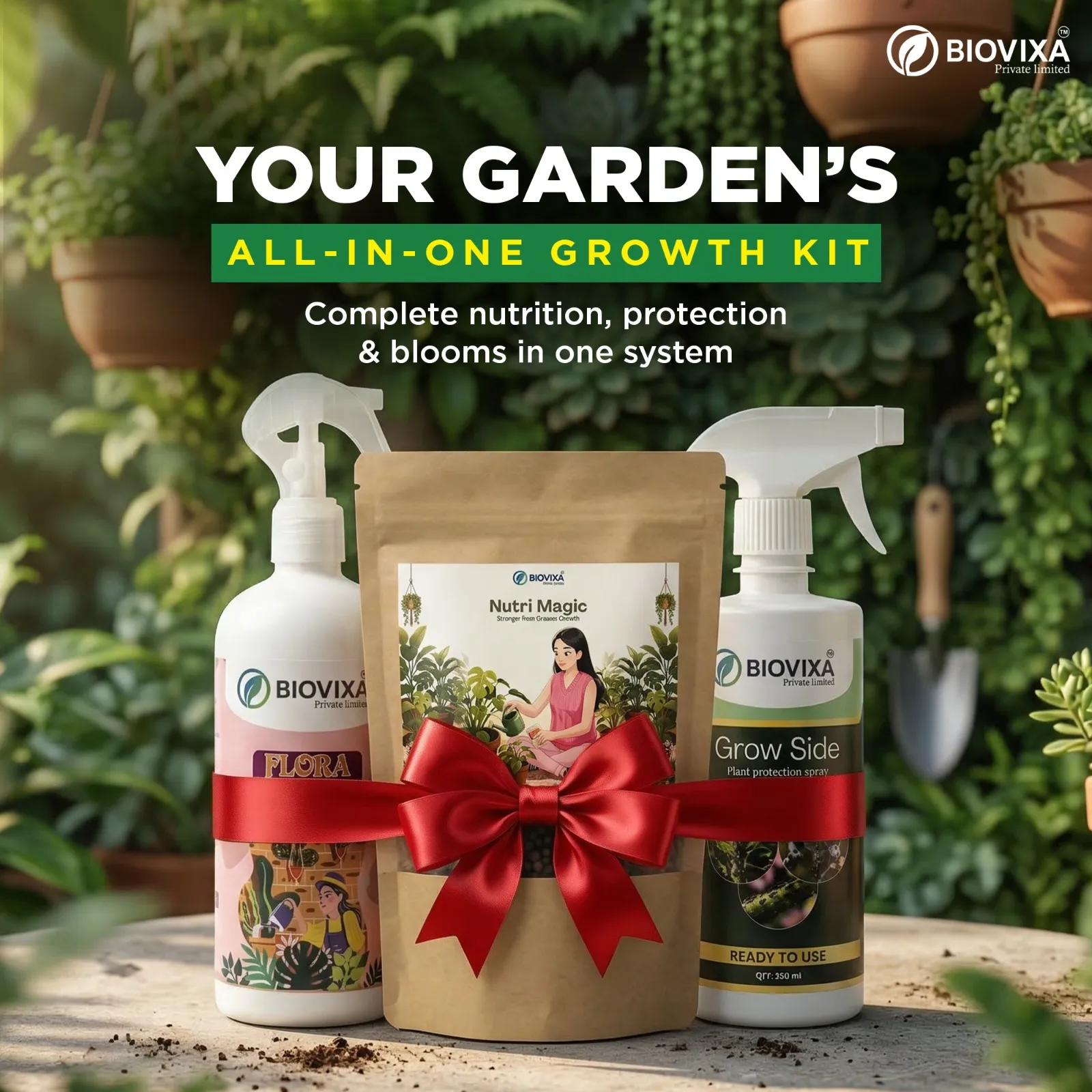 Full Family Of Products For Your Plants Care